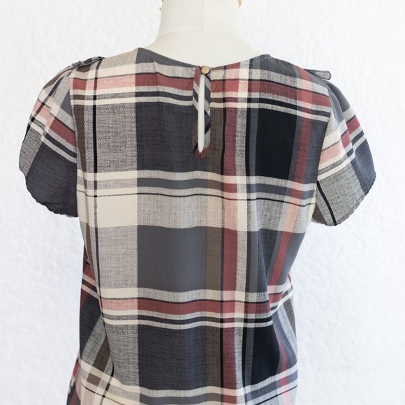 Vintage Plaid Blouse - Picture 3 of 5